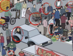 老六爱找茬露天集市图文攻略